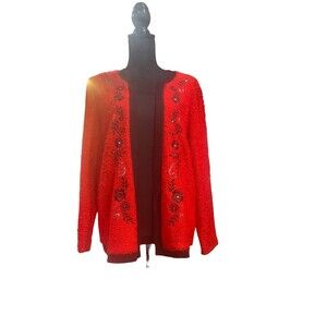 Cathy Daniels Sweater Shirt, Size L